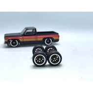 Z186 Tayar Getar Rubber wheels 1/64 Hot wheels BBS 12mm Medium Axle
