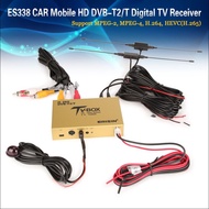 338 Car Mobile Digital TV Tuner HDTV DVB-T2 Receiver HEVC FGOR