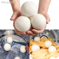 5/6/8cm Natural Wool Dryer Balls Organic Reusable Large Softener Laundry Washing Balls for Clothes Laundry Fabric Softener Clean