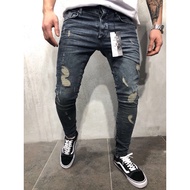 Lelaki Ripped Jeans Hole Fashionable Jeans Jeans Jeans Celana Jeans Celana Jeans