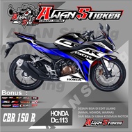 Sticker Striping Decal CBR 150 R Sticker Striping Decal CBR150R CBR150 R Full body racing Team DC.11