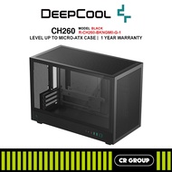 DEEPCOOL CH260 / CH260 WH PC Case - Black/White (1 Yr Warranty)