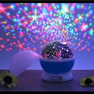 Moon star projector night light
