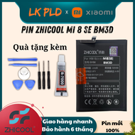 Pin Mi 8 SE hãng Zhicool dung lượng 3120mAh mã pin BM3DPin zin công ty bảo hành 3 tháng