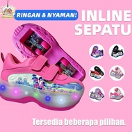 Girls' roller skates 4 wheels girls' roller skates LED lights