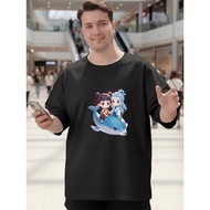 2Y658 [AIYOU] Lelaki Baju T Shirt Men Tshirt XL-5XL   Korean Style Men's Oversized Clothes Plus Size