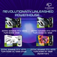 ZOTAC GAMING RTX 4070 TWIN EDGE/TWIN EDGE OC/TWIN EDGE OC White/Spiderman 12GB Graphic Card