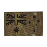 Reflective Australia Flag Patch Infrared IR Australian National Country Morale Badge Tactical Milita