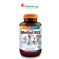 Holistic Way Methyl B12 600 mcg, 90 tabs