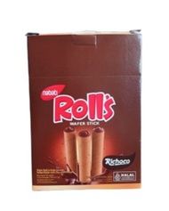 Nabati Roll Wafer Stick Box isi 20 pcs Cokelat Keju