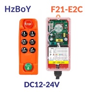 รีโมทคอนโทรลเครนอุตสาหกรรมไร้สาย F21-E2C 868Mhz IP67 6 ปุ่ม พร้อมตัวรับสัญญาณ