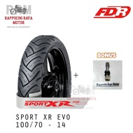 FDR SPORT XR EVO 100/70-14 TUBELESS TIRES Ring 14 FREE VALVE