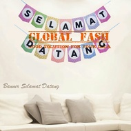 Welcome banner / welcome bunting flag / birthday flag banner