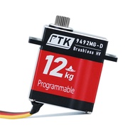 PTK 9492 MG-D 9g 12KG High Torque Stainless Steel Gear Waterproof Brushless Digital RC Servo for Fix