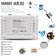 Sonoff 4CH Pro R2 Smart Wifi Switch 4 Channel 433 RF