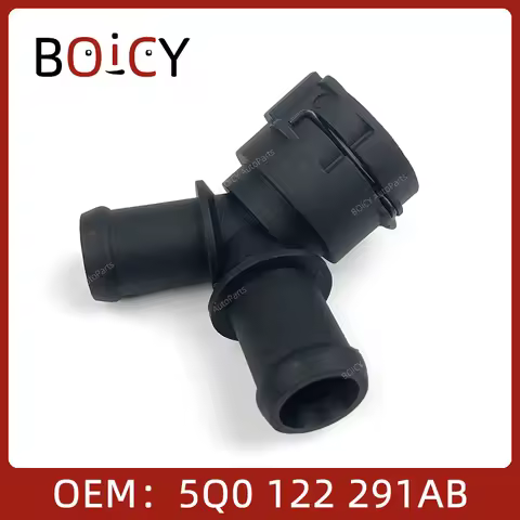 BOICY Engine Coolant Cooling Water Pipe Joint for Golf Jetta Tiguan Beetle Atlas Sharan A3 Q2 Q3 TT 