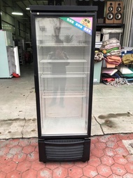 【全省二手家具 崇德旗艦館】單門玻璃冰箱-110V 透明冰箱 展示冰箱 營業用冰箱 玻璃冰箱 冷藏櫃 冷藏冰箱