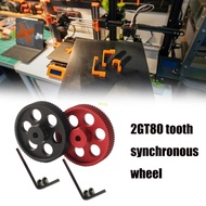 BT 2GT 80 Teeth Timing Pulley with 5mm Bore for 9 10mm Wide Synchronous Belt for  Printers