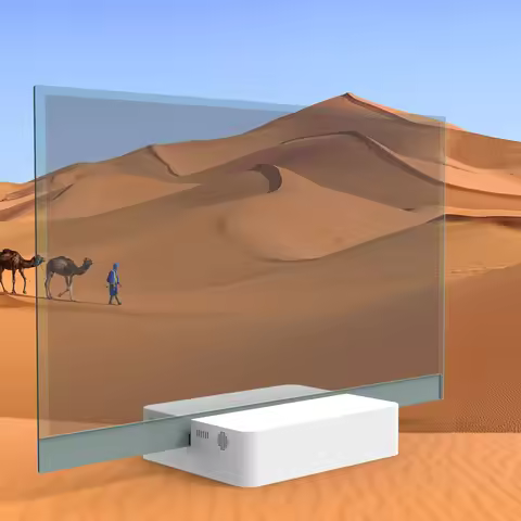 Desktop smart OLED TV Android HDM version 55-inch transparent OLED screen display