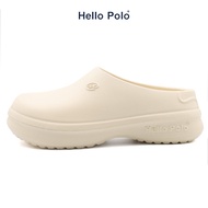 Hello Polo รองเท้าแตะ รองเท้าหัวโต ส้นหนา 3.5 ซม พื้นนุ่มมาก คลายเมื่อยเท้า กันลื่น รองเท้าสำหรับผู้ชายและผู้หญิง เหมาะกับฤดู HP8009