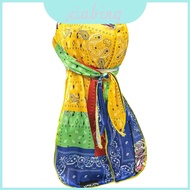 Pirate Hat Durag With Multicolor Print Polyester Fashion Headwear For And Men Women