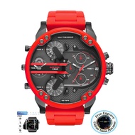 Diesel Mr.Daddy2.0 DZ7370 Red Men's Watch Jam Tangan Lelaki