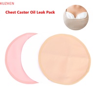 KUZHEN Castor Oil Breast Pads Reusable Castor Oil Pack Compress for Women Daily Use KUZHEN