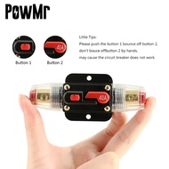 PowMr 12V 24V DC Circuit Breaker 20A 30A 40A 50A 60A 80A 100A Home Solar System Waterproof Mini Circ
