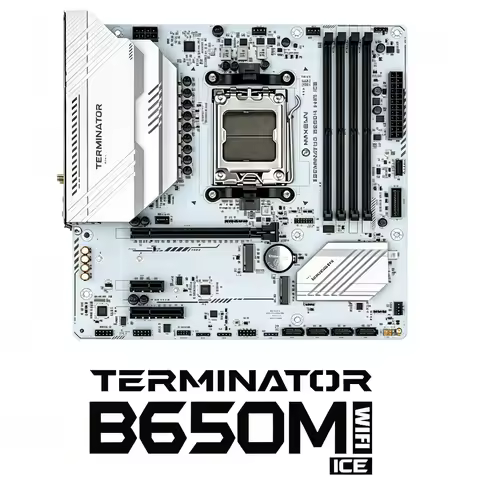 Maxsun B650M AM5 Gaming Motherboard, Support Ryzen 7000-9000 CPU DDR5 OC 8000MHz, Dual M.2 NVME ARGB