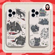 PRINTING LENS PROTECTOR DRAGON TOOTHLESS case vivo V30 pro Y03 Y18 Y28 4g y100 5g v27 v29e y17s y36 