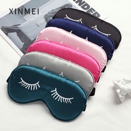 eye patch eye mask New Eyelash Pattern Simulation Silk Shading Eye Mask Sleeping Silk Screen Printin