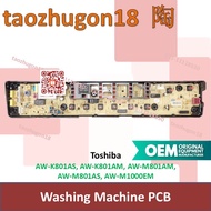 Toshiba Washing Machine Controller PCB Power Board Mesin Basuh AW-K801AS AW-K801AM AW-M801AM AW-M801