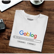 Unique Word T-Shirt GOBLOG G00gLE LOGO Distro T-Shirt for men and women viral polyester t-shirt lryt