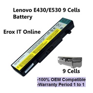 9 Cells Lenovo ThinkPad E430 E431 E430C E435 E440 B480 V480 Y480 E530 Battery (2nd Hand)