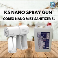 【Ready Stock】 New Model K5 Wireless Nano Atomizer spray Disinfection spray Gun Sanitizer spray machine无线消毒喷雾器 消毒枪