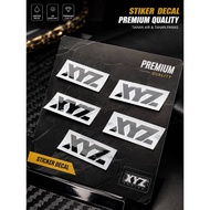 XYZ Racing Premium Decal Sticker | Waterproof & Heat Resistant Racing Motorcycle Stickers