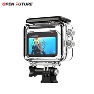 เคสกระเป๋ากล้องกันน้ำ60ม. สำหรับ Insta360 GO 3เคสป้องกันปลอกหุ้มสำหรับดำน้ำใต้น้ำอุปกรณ์กล้องเพื่อการกีฬา