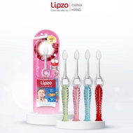 [Combo 3] Bàn Chải Đánh Răng Lipzo Kids S1 Lông Chỉ Tơ Nha Khoa Kháng Khuẩn Mềm Mảnh Dành Cho Bé Từ 