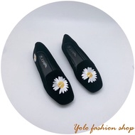 [Hoàn tiền 15%][Hình thật] GL11 Giày lười slip on nữ đính họa cúc xinh xắn hottrend 2020