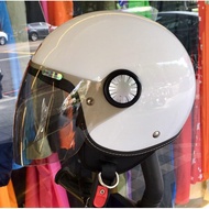 ASTONE Helmet, AJ (228), Plain Color/White