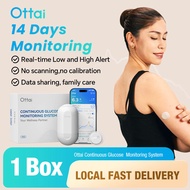 Ottai M8 CGM Continuous Glucose Monitoring Kit 14DaysX24H Blood Glucose Monitor No Finger Pricking