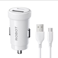 Robot RT-C13 Dual Port Car Charger 3.1A Type C