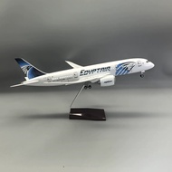 47CM Lighted Airplane Model Airplane B787 Model Civil Airlines Passenger Airplane Decoration
