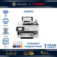Canon Inkjet GX6070 A4 Refillable Ink Tank All In One Print / Scan / Copy / Duplex / WiFi Direct Wir