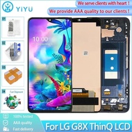 6.4" AMOLED For LG G8X ThinQ LCD Display Touch Screen LMG850EMW LM-G850 901LG V50S LCD + Frame Digit