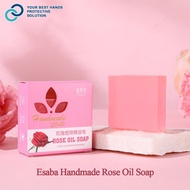 ESABA Handmade Rose Oil Soap Cologne Perfume Soap 80g 玫瑰手工皂玫瑰女士香水皂玫瑰香薰精油皂持久留香80g