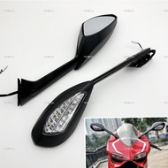 Hfmoto Suitable for Ducati 1199S/R 899 1199 Motorcycle Rearview Mirror Rearview Mirror Front Turn Signal
