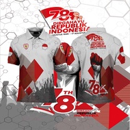 T-shirt August 17th Indonesian Independence Day Fullprint Latest Art 8