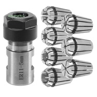 7Pcs ER11 1-7mm Spring Collets with ER11A 5mm Motor Shaft Holder Extension Rod