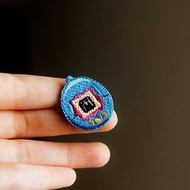 Tamagotchi Embroidery Pin